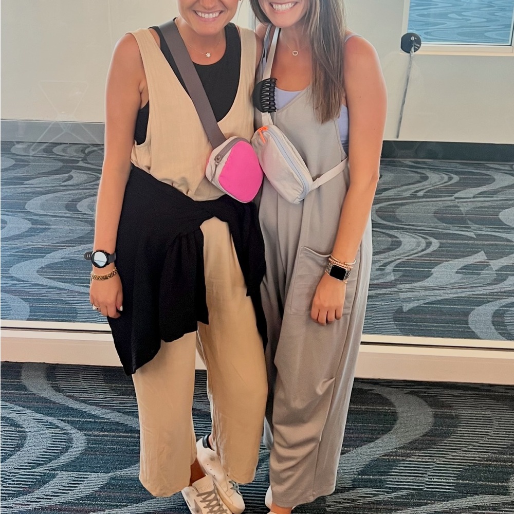 Linen Tan Jumpsuit